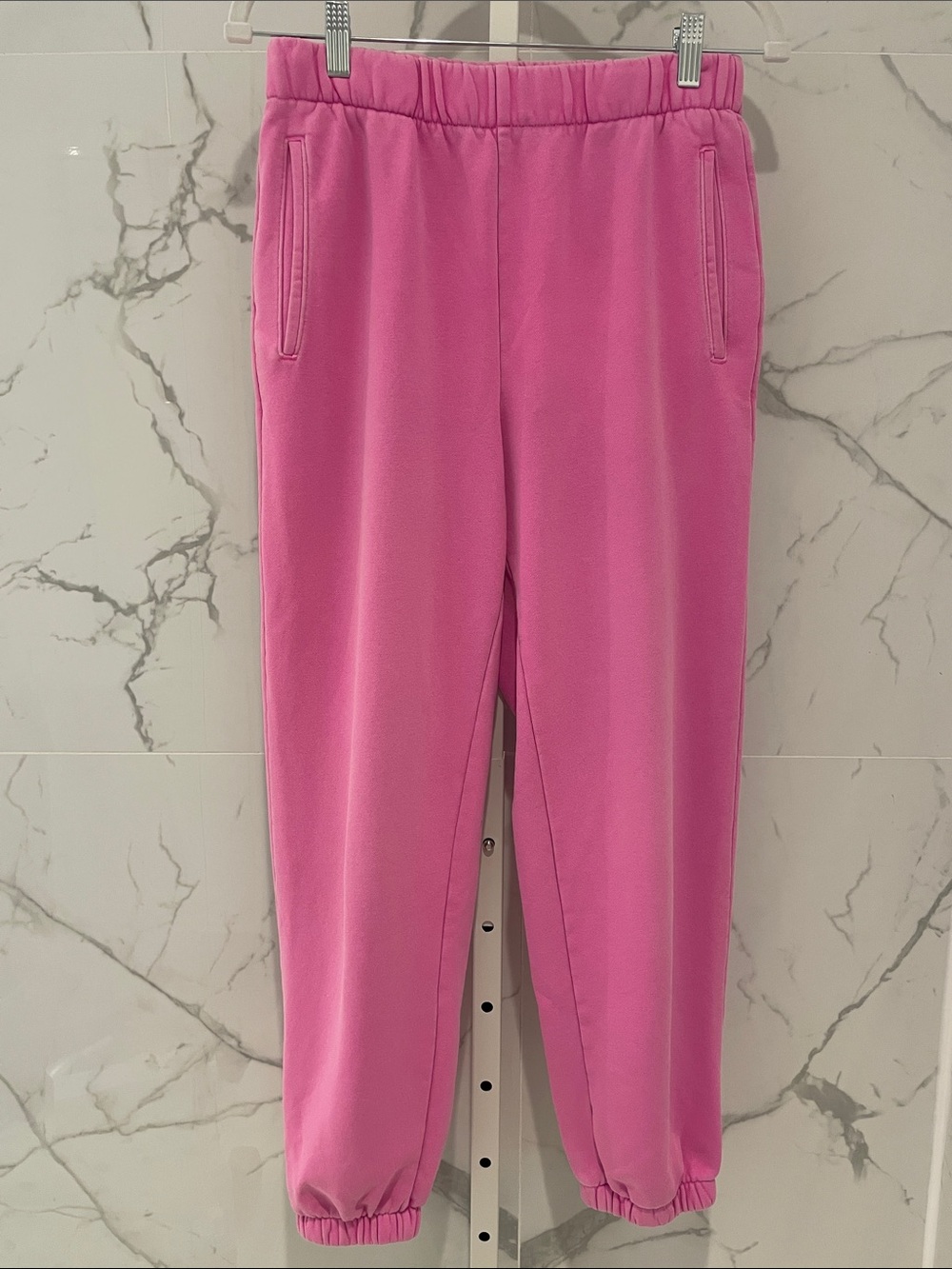 GAP Pink Elastic-Waist Jogger Pants, size small